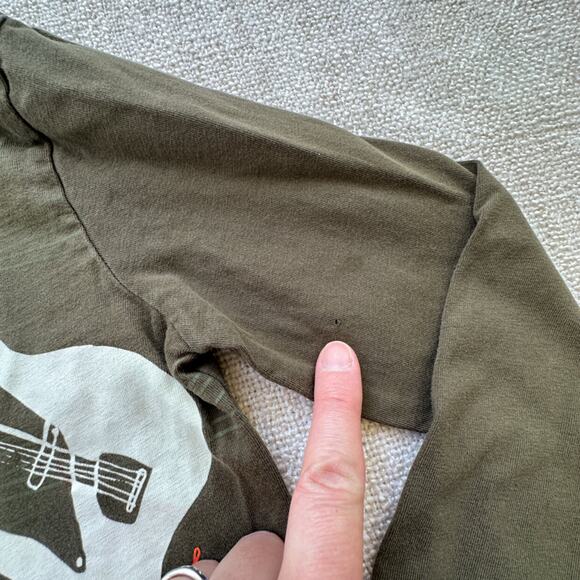 Mini Boden Green Rock Band Graphic Tee - Picture 4 of 5